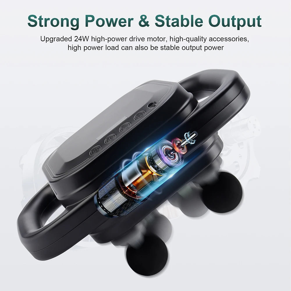 Foreverlily Fixed 8-Head Handheld Percussion Massager Fascia Gun | Fascia Gun | Percussion Massager | | Percussion Massagers | Fascia Guns | Muscle Massage Gun | Fascial Gun | Fascia Massage Gun | Fascial Massage Gun | Percussion Massage Gun | Portable Massage Gun | Percussion Gun | Deep Tissue Massage Gun | Electric Massage Gun | Percussion Guns | Muscle Recovery Massage Gun | Theragun | Buy Handheld Massage Gun Online Now at Myo Relief