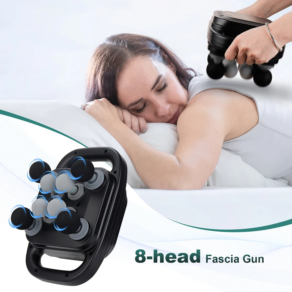 Foreverlily Fixed 8-Head Handheld Percussion Massager Fascia Gun | Fascia Gun | Percussion Massager | | Percussion Massagers | Fascia Guns | Muscle Massage Gun | Fascial Gun | Fascia Massage Gun | Fascial Massage Gun | Percussion Massage Gun | Portable Massage Gun | Percussion Gun | Deep Tissue Massage Gun | Electric Massage Gun | Percussion Guns | Muscle Recovery Massage Gun | Theragun | Buy Handheld Massage Gun Online Now at Myo Relief