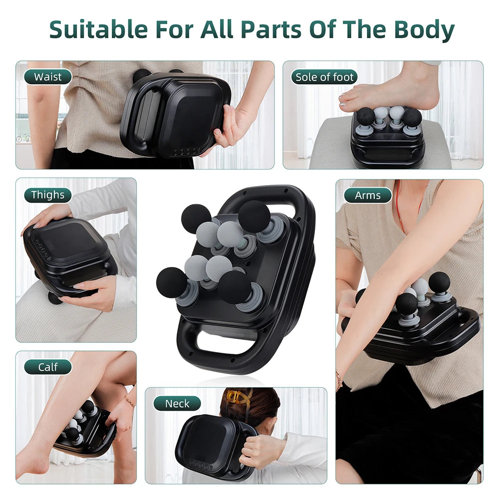 Foreverlily Fixed 8-Head Handheld Percussion Massager Fascia Gun | Fascia Gun | Percussion Massager | | Percussion Massagers | Fascia Guns | Muscle Massage Gun | Fascial Gun | Fascia Massage Gun | Fascial Massage Gun | Percussion Massage Gun | Portable Massage Gun | Percussion Gun | Deep Tissue Massage Gun | Electric Massage Gun | Percussion Guns | Muscle Recovery Massage Gun | Theragun | Buy Handheld Massage Gun Online Now at Myo Relief