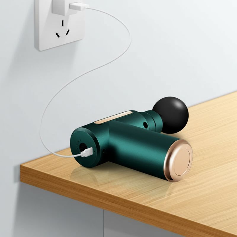 Emerald Green and Stark Red Pro 4-Head Percussion Massager Fascia Gun | Fascia Gun | Percussion Massager | Percussion Massagers | Fascia Guns | Muscle Massage Gun | Fascial Gun | Fascia Massage Gun | Fascial Massage Gun | Percussion Massage Gun | Portable Massage Gun | Percussion Gun | Deep Tissue Massage Gun | Electric Massage Gun | Percussion Guns | Muscle Recovery Massage Gun | Theragun | Buy Handheld Massage Gun Online Now at Myo Relief