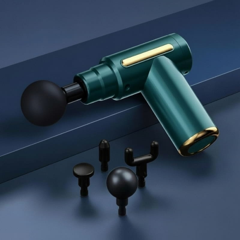 Emerald Green Pro 4-Head Percussion Massager Fascia Gun | Fascia Gun | Percussion Massager | Percussion Massagers | Fascia Guns | Muscle Massage Gun | Fascial Gun | Fascia Massage Gun | Fascial Massage Gun | Percussion Massage Gun | Portable Massage Gun | Percussion Gun | Deep Tissue Massage Gun | Electric Massage Gun | Percussion Guns | Muscle Recovery Massage Gun | Theragun | Buy Handheld Massage Gun Online Now at Myo Relief