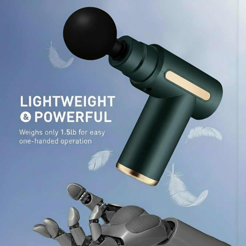 Emerald Green Pro 4-Head Percussion Massager Fascia Gun | Fascia Gun | Percussion Massager | Percussion Massagers | Fascia Guns | Muscle Massage Gun | Fascial Gun | Fascia Massage Gun | Fascial Massage Gun | Percussion Massage Gun | Portable Massage Gun | Percussion Gun | Deep Tissue Massage Gun | Electric Massage Gun | Percussion Guns | Muscle Recovery Massage Gun | Theragun | Buy Handheld Massage Gun Online Now at Myo Relief