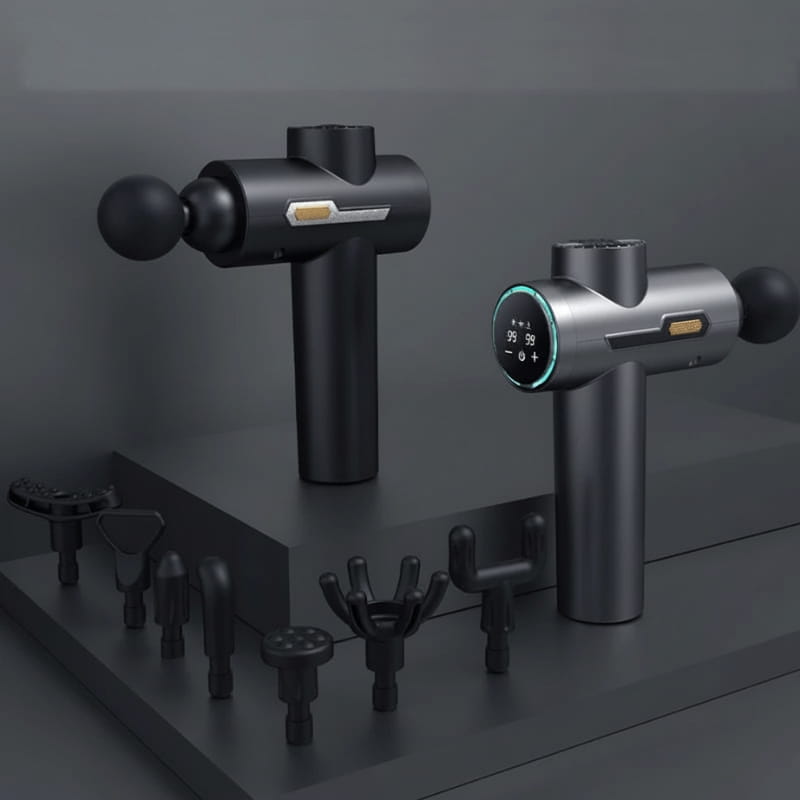 Gunmetal Grey HS-890 8-Head Percussion Massager Fascia Gun | Fascia Gun | Percussion Massager | Percussion Massagers | Fascia Guns | Muscle Massage Gun | Fascial Gun | Fascia Massage Gun | Fascial Massage Gun | Percussion Massage Gun | Portable Massage Gun | Percussion Gun | Deep Tissue Massage Gun | Electric Massage Gun | Percussion Guns | Muscle Recovery Massage Gun | Theragun | Buy Handheld Massage Gun Online Now at Myo Relief