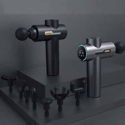 Gunmetal Grey HS-890 8-Head Percussion Massager Fascia Gun | Fascia Gun | Percussion Massager | Percussion Massagers | Fascia Guns | Muscle Massage Gun | Fascial Gun | Fascia Massage Gun | Fascial Massage Gun | Percussion Massage Gun | Portable Massage Gun | Percussion Gun | Deep Tissue Massage Gun | Electric Massage Gun | Percussion Guns | Muscle Recovery Massage Gun | Theragun | Buy Handheld Massage Gun Online Now at Myo Relief
