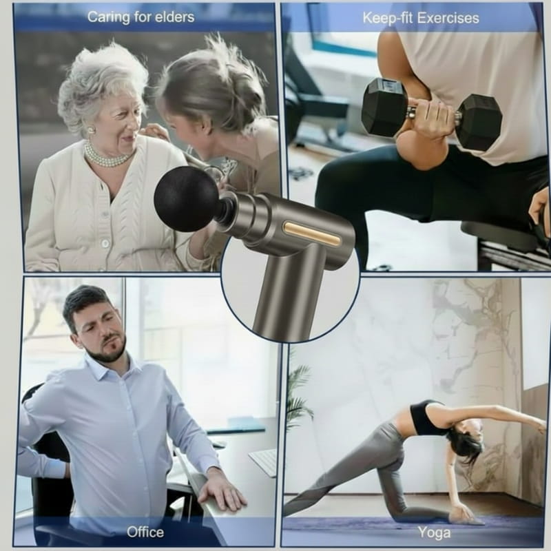 Gunmetal Grey Pro 4-Head Percussion Massager Fascia Gun | Fascia Gun | Percussion Massager | Percussion Massagers | Fascia Guns | Muscle Massage Gun | Fascial Gun | Fascia Massage Gun | Fascial Massage Gun | Percussion Massage Gun | Portable Massage Gun | Percussion Gun | Deep Tissue Massage Gun | Electric Massage Gun | Percussion Guns | Muscle Recovery Massage Gun | Theragun | Buy Handheld Massage Gun Online Now at Myo Relief