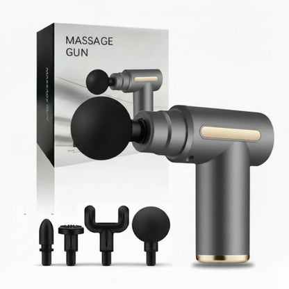 Gunmetal Grey Pro 4-Head Percussion Massager Fascia Gun | Fascia Gun | Percussion Massager | Percussion Massagers | Fascia Guns | Muscle Massage Gun | Fascial Gun | Fascia Massage Gun | Fascial Massage Gun | Percussion Massage Gun | Portable Massage Gun | Percussion Gun | Deep Tissue Massage Gun | Electric Massage Gun | Percussion Guns | Muscle Recovery Massage Gun | Theragun | Buy Handheld Massage Gun Online Now at Myo Relief