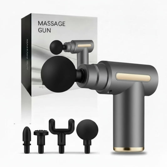 Gunmetal Grey Pro 4-Head Percussion Massager Fascia Gun | Fascia Gun | Percussion Massager | Percussion Massagers | Fascia Guns | Muscle Massage Gun | Fascial Gun | Fascia Massage Gun | Fascial Massage Gun | Percussion Massage Gun | Portable Massage Gun | Percussion Gun | Deep Tissue Massage Gun | Electric Massage Gun | Percussion Guns | Muscle Recovery Massage Gun | Theragun | Buy Handheld Massage Gun Online Now at Myo Relief