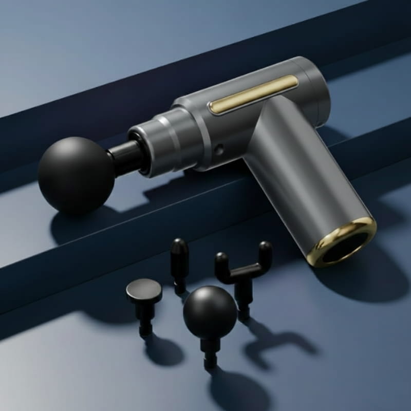 Gunmetal Grey Pro 4-Head Percussion Massager Fascia Gun | Fascia Gun | Percussion Massager | Percussion Massagers | Fascia Guns | Muscle Massage Gun | Fascial Gun | Fascia Massage Gun | Fascial Massage Gun | Percussion Massage Gun | Portable Massage Gun | Percussion Gun | Deep Tissue Massage Gun | Electric Massage Gun | Percussion Guns | Muscle Recovery Massage Gun | Theragun | Buy Handheld Massage Gun Online Now at Myo Relief