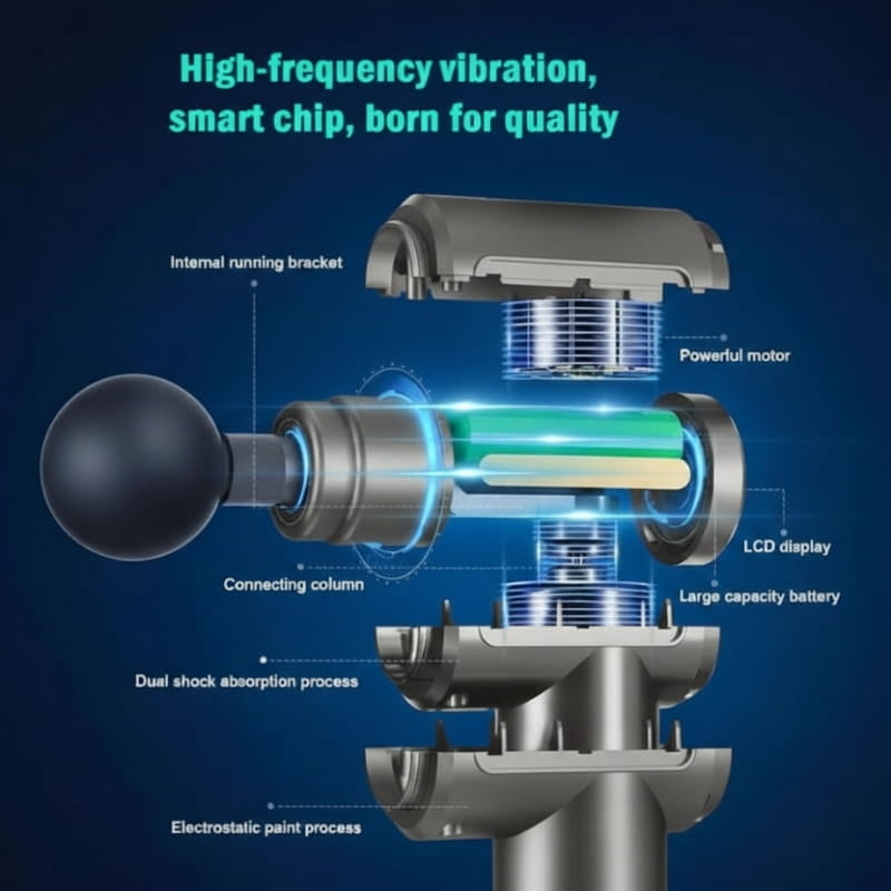 Gunmetal Grey Pro 4-Head Percussion Massager Fascia Gun | Fascia Gun | Percussion Massager | Percussion Massagers | Fascia Guns | Muscle Massage Gun | Fascial Gun | Fascia Massage Gun | Fascial Massage Gun | Percussion Massage Gun | Portable Massage Gun | Percussion Gun | Deep Tissue Massage Gun | Electric Massage Gun | Percussion Guns | Muscle Recovery Massage Gun | Theragun | Buy Handheld Massage Gun Online Now at Myo Relief