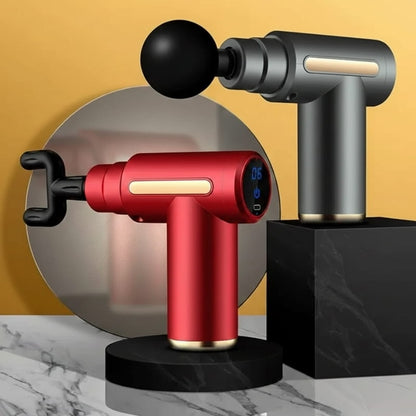 Gunmetal Grey Pro 4-Head Percussion Massager Fascia Gun | Fascia Gun | Percussion Massager | Percussion Massagers | Fascia Guns | Muscle Massage Gun | Fascial Gun | Fascia Massage Gun | Fascial Massage Gun | Percussion Massage Gun | Portable Massage Gun | Percussion Gun | Deep Tissue Massage Gun | Electric Massage Gun | Percussion Guns | Muscle Recovery Massage Gun | Theragun | Buy Handheld Massage Gun Online Now at Myo Relief