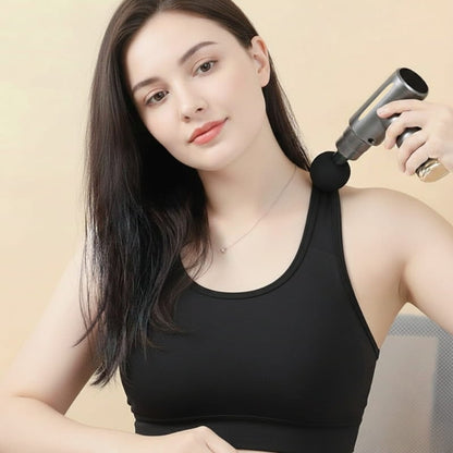 Gunmetal Grey Pro 4-Head Percussion Massager Fascia Gun | Fascia Gun | Percussion Massager | Percussion Massagers | Fascia Guns | Muscle Massage Gun | Fascial Gun | Fascia Massage Gun | Fascial Massage Gun | Percussion Massage Gun | Portable Massage Gun | Percussion Gun | Deep Tissue Massage Gun | Electric Massage Gun | Percussion Guns | Muscle Recovery Massage Gun | Theragun | Buy Handheld Massage Gun Online Now at Myo Relief