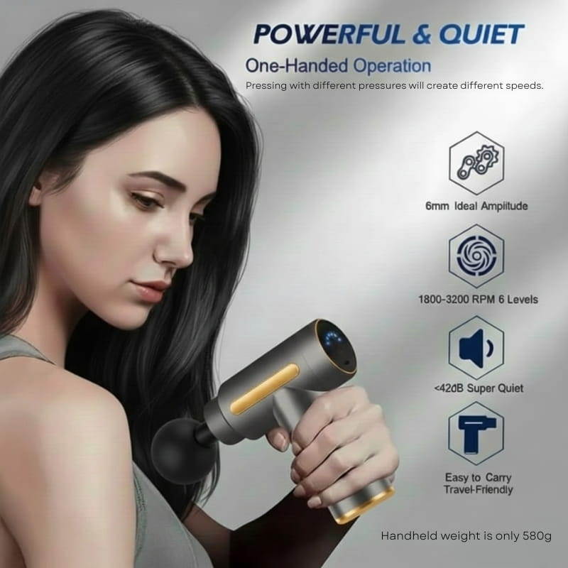 Gunmetal Grey Pro 4-Head Percussion Massager Fascia Gun | Fascia Gun | Percussion Massager | Percussion Massagers | Fascia Guns | Muscle Massage Gun | Fascial Gun | Fascia Massage Gun | Fascial Massage Gun | Percussion Massage Gun | Portable Massage Gun | Percussion Gun | Deep Tissue Massage Gun | Electric Massage Gun | Percussion Guns | Muscle Recovery Massage Gun | Theragun | Buy Handheld Massage Gun Online Now at Myo Relief