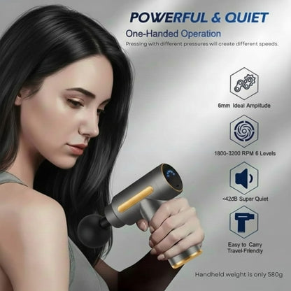 Gunmetal Grey Pro 4-Head Percussion Massager Fascia Gun | Fascia Gun | Percussion Massager | Percussion Massagers | Fascia Guns | Muscle Massage Gun | Fascial Gun | Fascia Massage Gun | Fascial Massage Gun | Percussion Massage Gun | Portable Massage Gun | Percussion Gun | Deep Tissue Massage Gun | Electric Massage Gun | Percussion Guns | Muscle Recovery Massage Gun | Theragun | Buy Handheld Massage Gun Online Now at Myo Relief