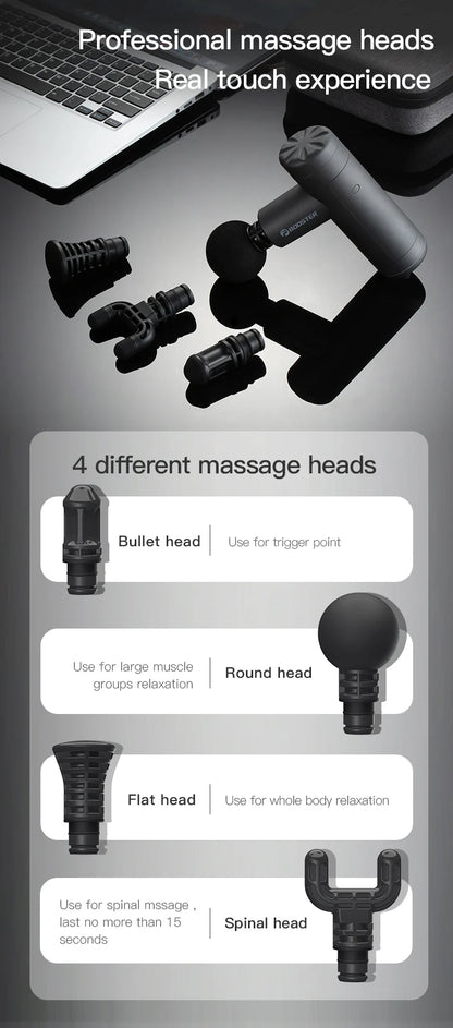 UNFINISHED! Booster Mini X Massage Gun Percussion Back and Neck Massager Electric Vibrators Portable Fitness Mini Body Massage Machine