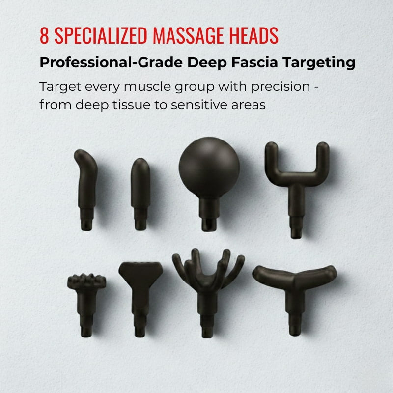 Midnight Black HS-890 8-Head Percussion Massager Fascia Gun | Fascia Gun | Percussion Massager | Percussion Massagers | Fascia Guns | Muscle Massage Gun | Fascial Gun | Fascia Massage Gun | Fascial Massage Gun | Percussion Massage Gun | Portable Massage Gun | Percussion Gun | Deep Tissue Massage Gun | Electric Massage Gun | Percussion Guns | Muscle Recovery Massage Gun | Theragun | Buy Handheld Massage Gun Online Now at Myo Relief