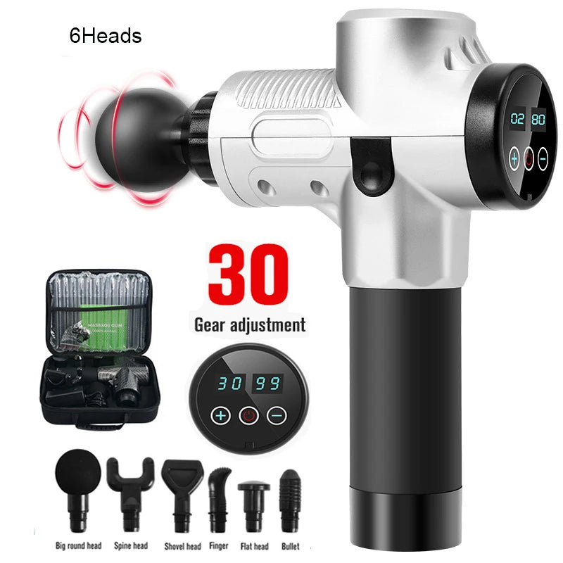 JM MG0005 6/12/14-Head Percussion Massager Fascia Gun | Fascia Gun | Percussion Massager |  | Percussion Massagers | Fascia Guns | Muscle Massage Gun | Fascial Gun | Fascia Massage Gun | Fascial Massage Gun | Percussion Massage Gun | Portable Massage Gun | Percussion Gun | Deep Tissue Massage Gun | Electric Massage Gun | Percussion Guns | Muscle Recovery Massage Gun | Theragun | Buy Handheld Massage Gun Online Now at Myo Relief
