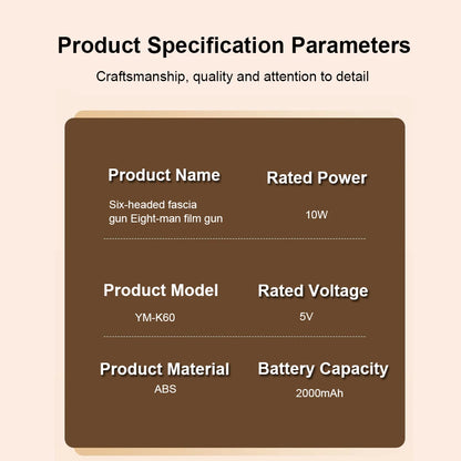 UNFINISHED! Peicon YM-K60 Professional 6-Head Fascia Muscle Massager