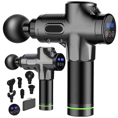 YOSYO 6-Head Percussion Massager Fascia Gun | Fascia Gun | Percussion Massager |  | Percussion Massagers | Fascia Guns | Muscle Massage Gun | Fascial Gun | Fascia Massage Gun | Fascial Massage Gun | Percussion Massage Gun | Portable Massage Gun | Percussion Gun | Deep Tissue Massage Gun | Electric Massage Gun | Percussion Guns | Muscle Recovery Massage Gun | Theragun | Buy Handheld Massage Gun Online Now at Myo Relief