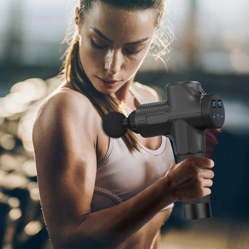 YOSYO YJ02 6-Head Percussion Massager Fascia Gun | Fascia Gun | Percussion Massager |  | Percussion Massagers | Fascia Guns | Muscle Massage Gun | Fascial Gun | Fascia Massage Gun | Fascial Massage Gun | Percussion Massage Gun | Portable Massage Gun | Percussion Gun | Deep Tissue Massage Gun | Electric Massage Gun | Percussion Guns | Muscle Recovery Massage Gun | Theragun | Buy Handheld Massage Gun Online Now at Myo Relief
