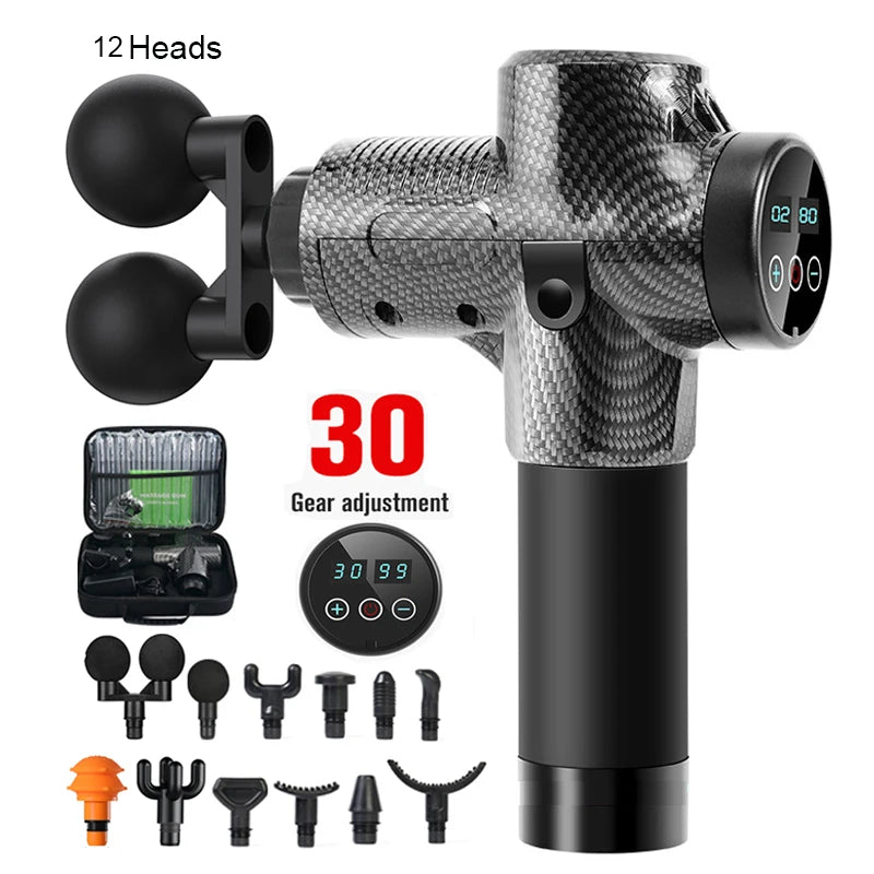 JM MG0005 6/12/14-Head Percussion Massager Fascia Gun | Fascia Gun | Percussion Massager |  | Percussion Massagers | Fascia Guns | Muscle Massage Gun | Fascial Gun | Fascia Massage Gun | Fascial Massage Gun | Percussion Massage Gun | Portable Massage Gun | Percussion Gun | Deep Tissue Massage Gun | Electric Massage Gun | Percussion Guns | Muscle Recovery Massage Gun | Theragun | Buy Handheld Massage Gun Online Now at Myo Relief