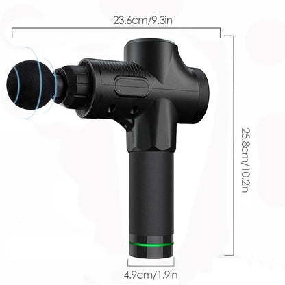 YOSYO YJ02 6-Head Percussion Massager Fascia Gun | Fascia Gun | Percussion Massager |  | Percussion Massagers | Fascia Guns | Muscle Massage Gun | Fascial Gun | Fascia Massage Gun | Fascial Massage Gun | Percussion Massage Gun | Portable Massage Gun | Percussion Gun | Deep Tissue Massage Gun | Electric Massage Gun | Percussion Guns | Muscle Recovery Massage Gun | Theragun | Buy Handheld Massage Gun Online Now at Myo Relief
