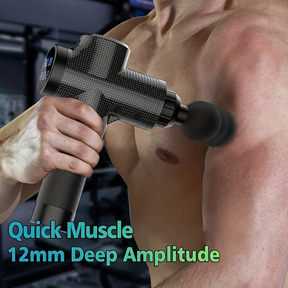 YOSYO 6-Head Percussion Massager Fascia Gun | Fascia Gun | Percussion Massager |  | Percussion Massagers | Fascia Guns | Muscle Massage Gun | Fascial Gun | Fascia Massage Gun | Fascial Massage Gun | Percussion Massage Gun | Portable Massage Gun | Percussion Gun | Deep Tissue Massage Gun | Electric Massage Gun | Percussion Guns | Muscle Recovery Massage Gun | Theragun | Buy Handheld Massage Gun Online Now at Myo Relief