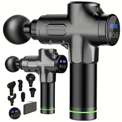 YOSYO YJ02 6-Head Percussion Massager Fascia Gun | Fascia Gun | Percussion Massager |  | Percussion Massagers | Fascia Guns | Muscle Massage Gun | Fascial Gun | Fascia Massage Gun | Fascial Massage Gun | Percussion Massage Gun | Portable Massage Gun | Percussion Gun | Deep Tissue Massage Gun | Electric Massage Gun | Percussion Guns | Muscle Recovery Massage Gun | Theragun | Buy Handheld Massage Gun Online Now at Myo Relief
