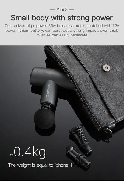 UNFINISHED! Booster Mini X Massage Gun Percussion Back and Neck Massager Electric Vibrators Portable Fitness Mini Body Massage Machine