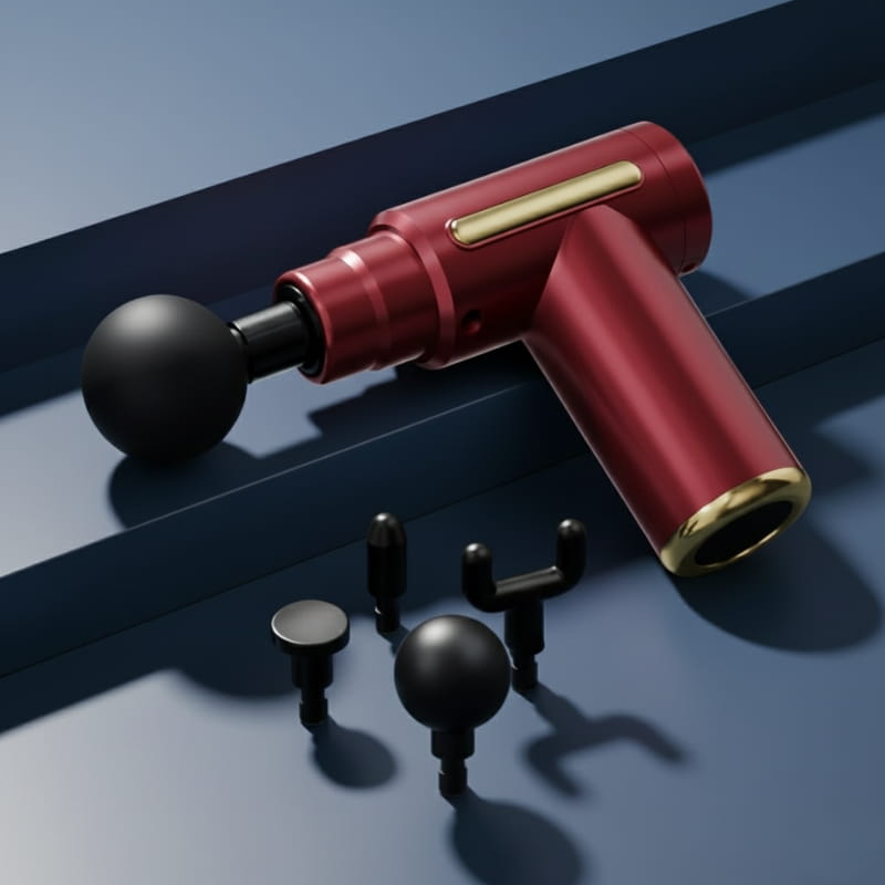 Stark Red Pro 4-Head Percussion Massager Fascia Gun | Fascia Gun | Percussion Massager | Percussion Massagers | Fascia Guns | Muscle Massage Gun | Fascial Gun | Fascia Massage Gun | Fascial Massage Gun | Percussion Massage Gun | Portable Massage Gun | Percussion Gun | Deep Tissue Massage Gun | Electric Massage Gun | Percussion Guns | Muscle Recovery Massage Gun | Theragun | Buy Handheld Massage Gun Online Now at Myo Relief